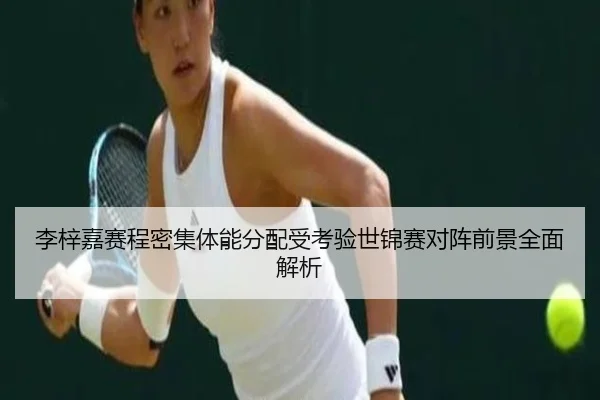 李梓嘉赛程密集体能分配受考验世锦赛对阵前景全面解析